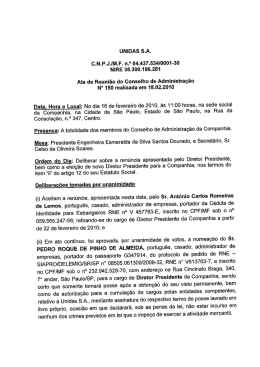 UNIDAS SACNPJiM.F. n.° 04.437.534I0001-30