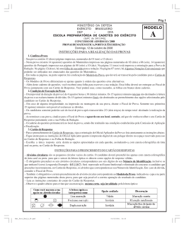 Provas - Elo Militar