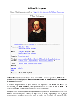 Artigo 366 - William Shakespeare