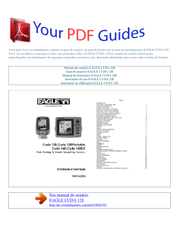 Manual de instruções EAGLE CUDA 128