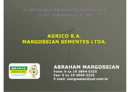 agrico b..a. margossian sementes ltda.