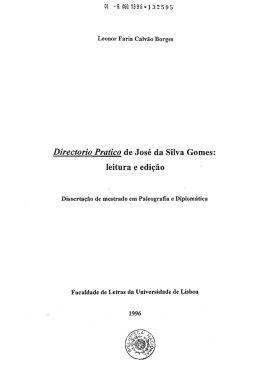 Directorio Pratico de José da Silva Gomes