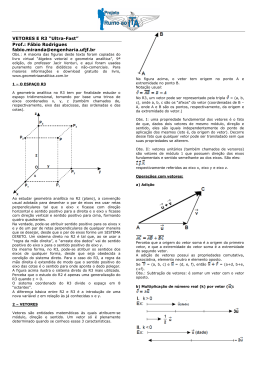 Vetores no R3 - Projeto Rumo ao ITA
