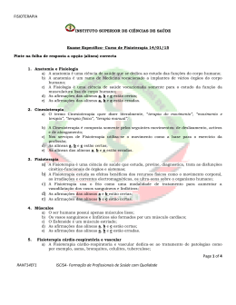 Espec&iacute;fico-Curso de Fisioterapia