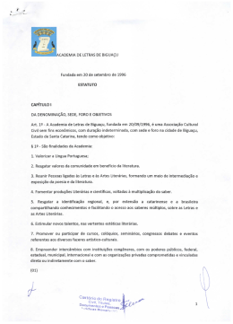 r - Academia de Letras de Bigua&ccedil;u