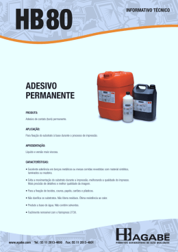 ADESIVO PERMANENTE