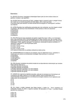 gen&eacute;tica, primeira lei de mendel