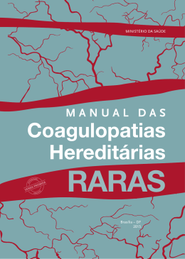 Manual das coagulopatias hereditárias raras