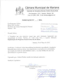 Gabinete da Vereadora Danier Cristina Souza Alves