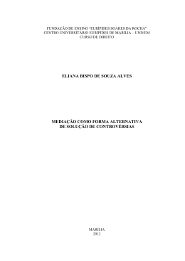 ELIANA BISPO DE SOUZA ALVES MEDIA&Ccedil;&Atilde;O