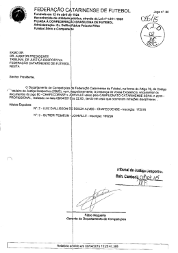 Fundada em 12 de abril di - Federa&ccedil;&atilde;o Catarinense de Futebol