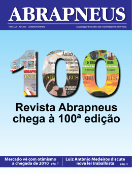 Revista Abrapneus - Ano XVII - n&ordm;100 janeiro/fevereiro