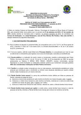 Secretaria de Educa&ccedil;&atilde;o Profissional e Tecnol&oacute;gica Instituto Federal
