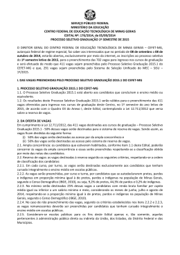 edital 176/2014 - Copeve - Cefet-MG