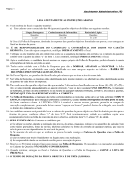 Prova - Calcule Mais