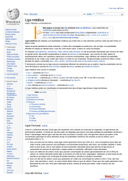 Liga met&aacute;lica &ndash; Wikip&eacute;dia, a enciclop&eacute;dia livre