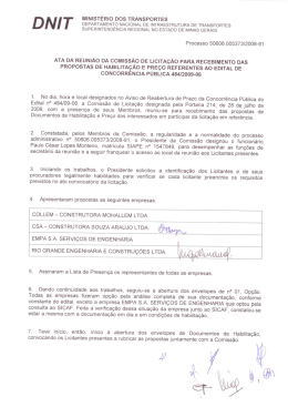 Ata 1ª Sessão - Habilitação