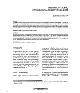 desemprego - Universidade Federal de Santa Catarina