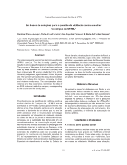 Em busca de solu&ccedil;&otilde;es para a quest&atilde;o da viol&ecirc;ncia contra a mulher