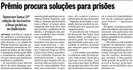 Pr&ecirc;mio procura solu&ccedil;&otilde;es para pris&otilde;es