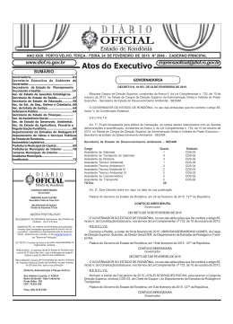 Atos do Executivo