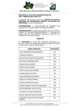 PORTARIA Nº 015/2015-ESUDPAM/DPE/AM DOC