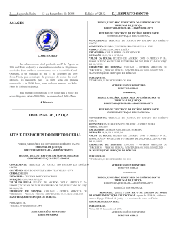 AMAGES TRIBUNAL DE JUSTIÇA - Tribunal de Justiça do Espírito