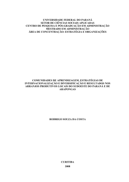 Disserta&ccedil;&atilde;o - Rodrigo Souza da Costa - UFPR