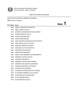 Sala: 1 - Tribunal de Justi&ccedil;a do Amap&aacute;