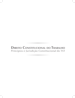 direito constitucional do trabalho