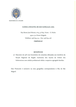 cL&Iacute;NIcA INFANTIL DE s&Atilde;o GON&Ccedil;ALO, LDA