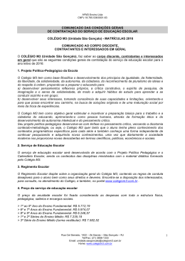 S&atilde;o Gon&ccedil;alo - Col&eacute;gio M3