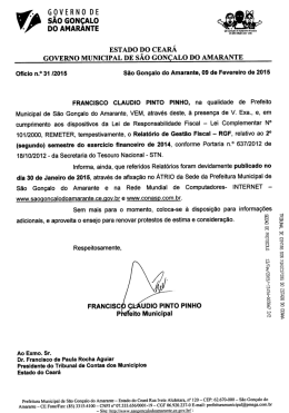 , G 9 v E R N o D E V sAo GON&Ccedil;ALO &lsaquo; no AMARANTE