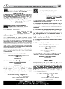 PREFEITURA MuNlclPM. DE 53.0 GONÇALO DO GU RGUÉIA