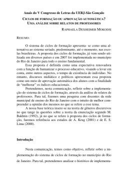 Anais do V Congresso de Letras da UERJ