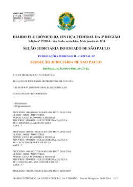 Di&aacute;rio Eletr&ocirc;nico N&ordm; 17 - Sistemas Web