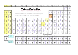 Tabela Periódica