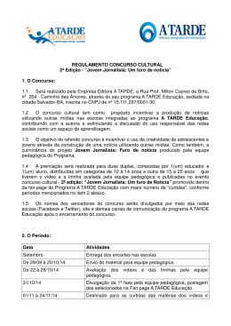 (Regulamento do Concurso Cultural 2\252 edi\347\343o