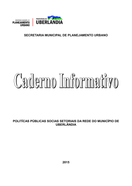 acesse aqui - Prefeitura Municipal de Uberlândia