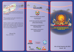 Folder Jornada pedagógica SME 2012