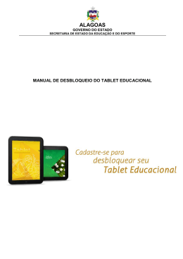 Manual de Desbloqueio do Tablet Educacional