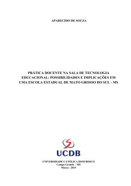 pr&aacute;tica docente na sala de tecnologia educacional