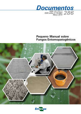 Pequeno Manual Sobre Fungos Entomopatogênicos.