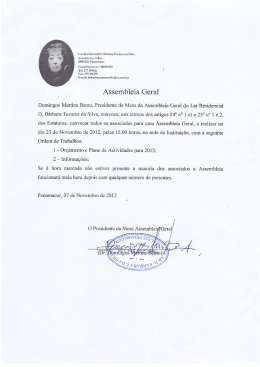 Lar Residencial D. Bárbara Tavares da Silva Avenida das Tílias