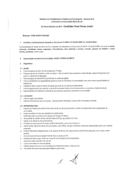 ora os de setembro de 2012- Candidato César Souza Junior