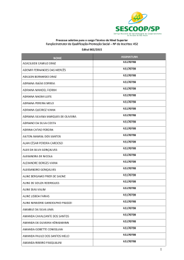 lista de inscritos