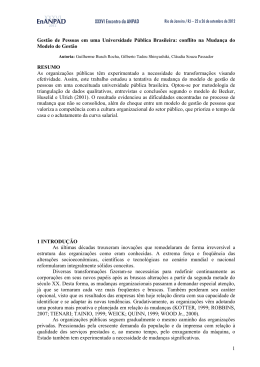 1 Gest&atilde;o de Pessoas em uma Universidade P&uacute;blica