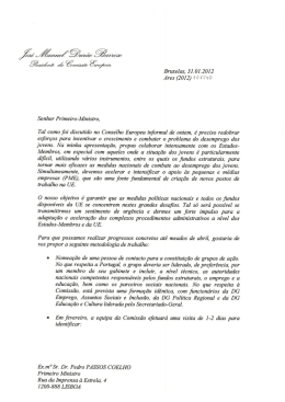 Tal como foi discutido no Conselho Europeu