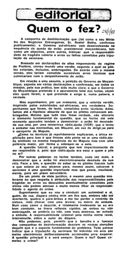 tal como o seu Minis - Mozambique History Net