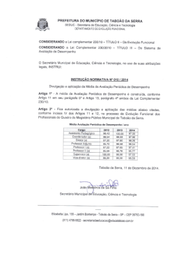 PREFEITURA DO MUNIC&Iacute;PIO DE TABO&Atilde;O DA SERRA